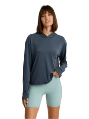 Free Fly T-shirts XS / Storm Cloud Free Fly - Women's Elevate Lightweight Hoodie