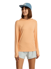 Free Fly T-shirts XS / Tropic Orange Free Fly - Women's Bamboo Shade Hoodie II