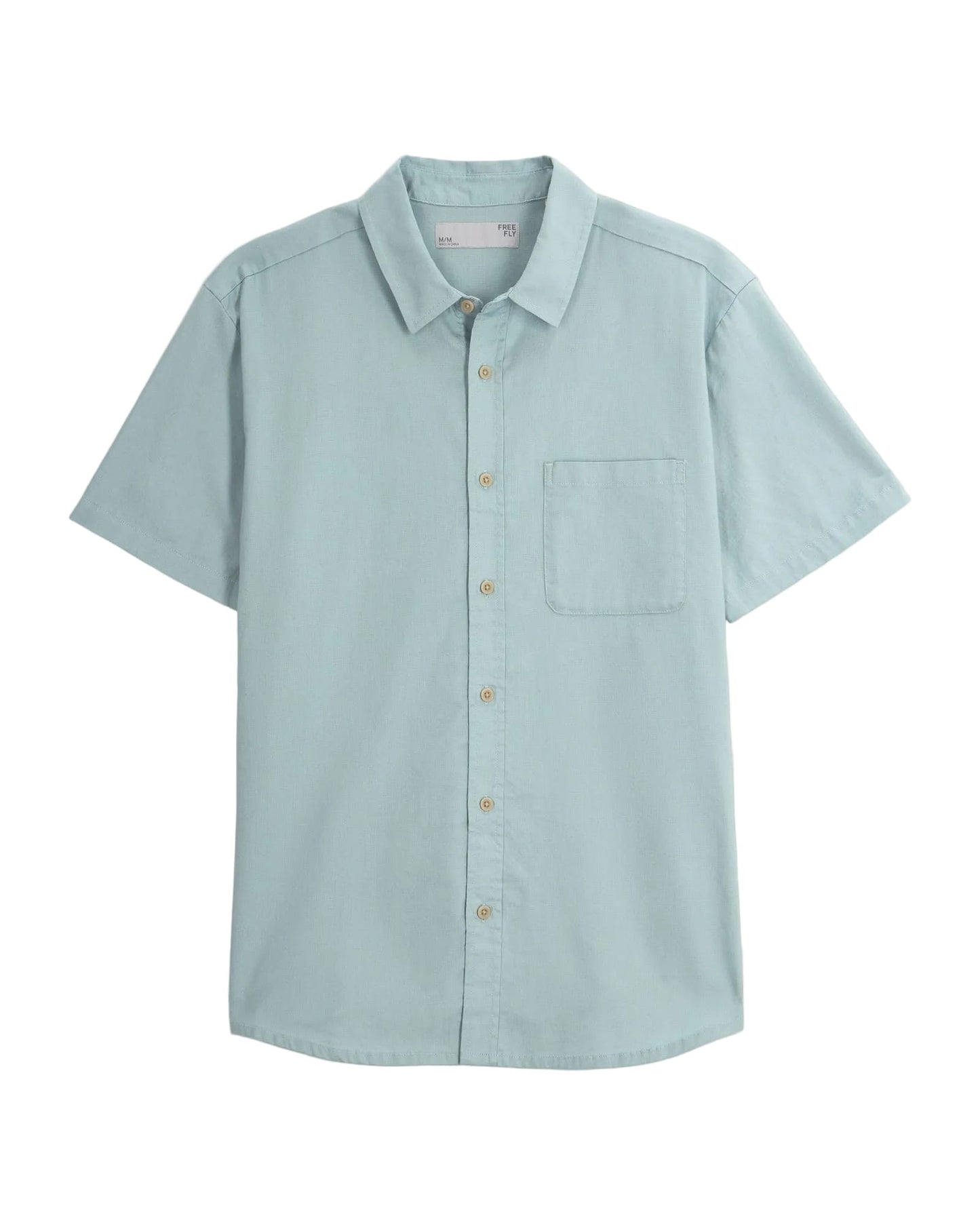Free Fly Woven Shirts S / Ocean Mist Free Fly - Men's Harbor Short Sleeve Shirt