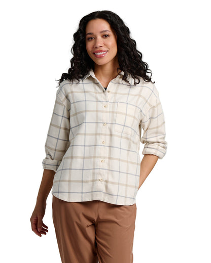 Free Fly Woven Shirts XS / Birch Plaid Free Fly - Women's Seawool Flannel Shirt