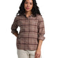 Free Fly Woven Shirts XS / Fossil Plaid Free Fly - Women's Seawool Flannel Shirt