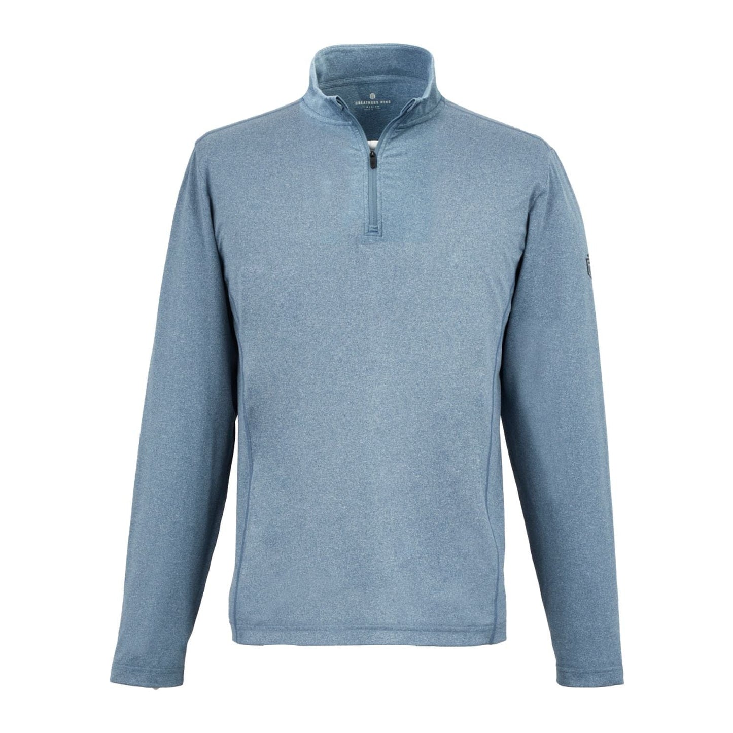 Greatness Wins Layering S / Superior Blue Heather Greatness Wins - Men's Core Tech Quarter-Zip
