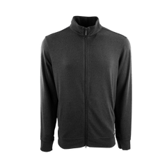 Greg Norman Layering S / Black Heather Greg Norman - Men's Lab Full Zip Jacket