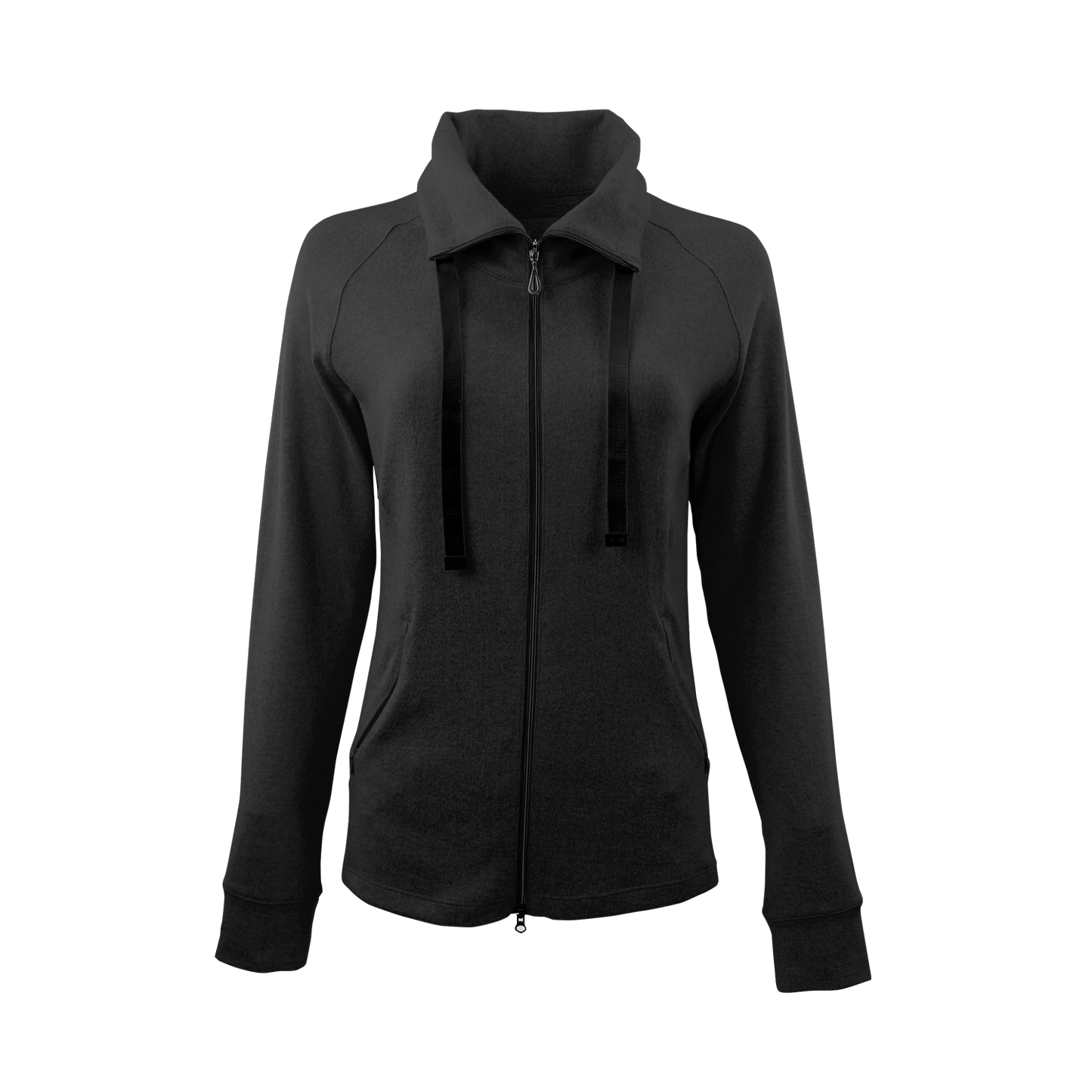 Greg Norman Layering S / Black Heather Greg Norman - Women's Mock Neck Full Zip Jacket