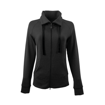 Greg Norman Layering S / Black Heather Greg Norman - Women's Mock Neck Full Zip Jacket