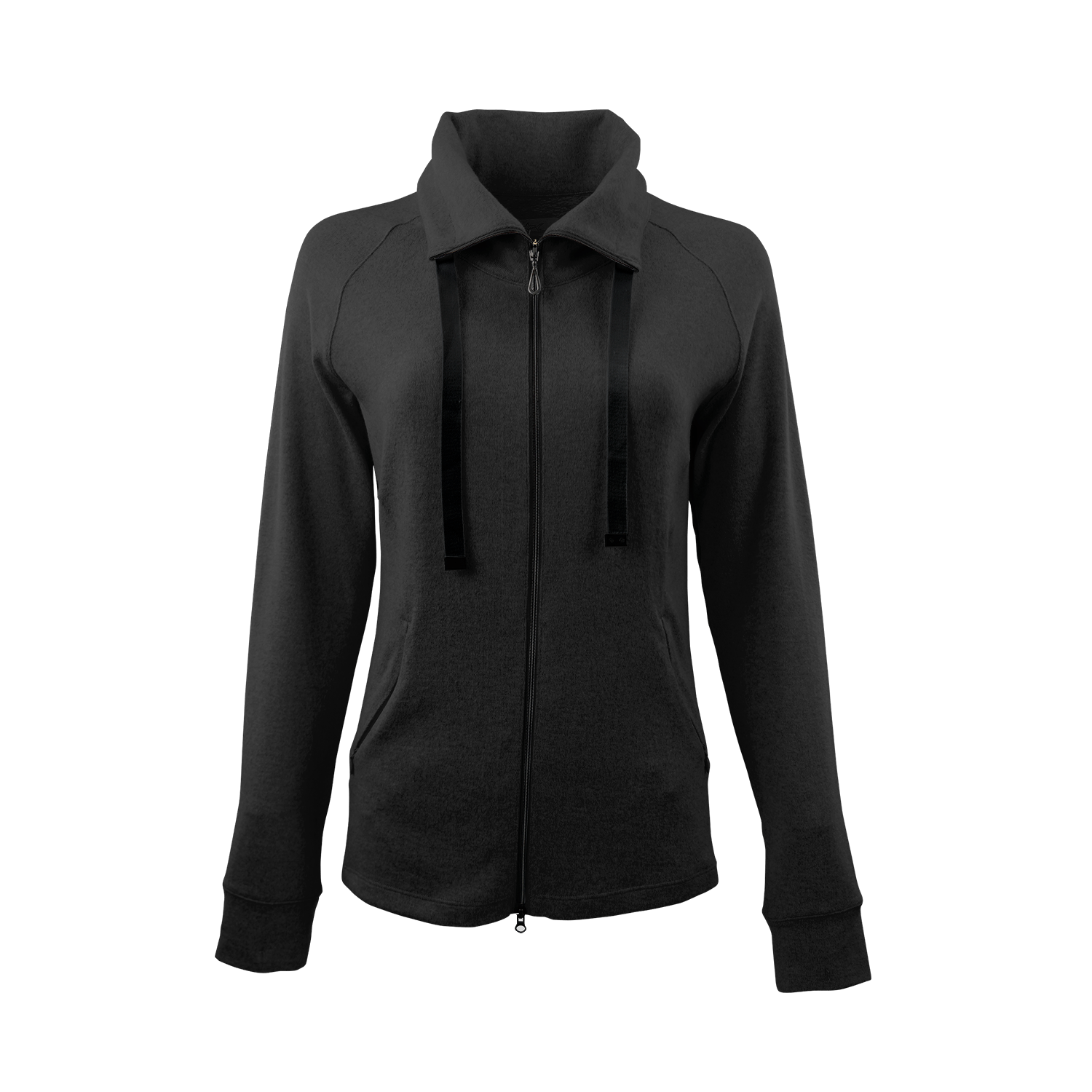 Greg Norman Layering S / Black Heather Greg Norman - Women's Mock Neck Full Zip Jacket