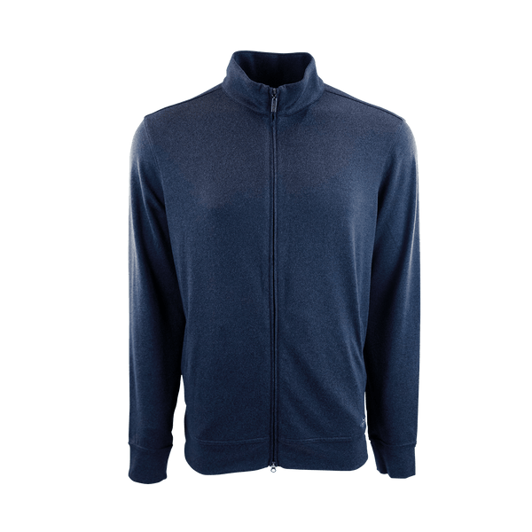 Greg Norman Layering S / Navy Heather Greg Norman - Men's Lab Full Zip Jacket
