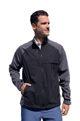 Greg Norman Outerwear Greg Norman - Mens Weatherknit Full Zip Jacket