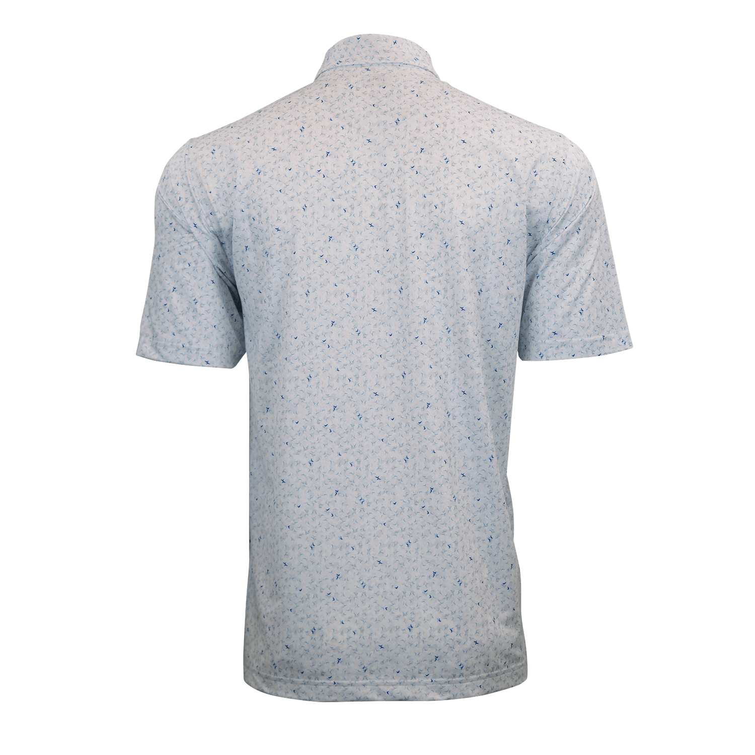 Greg Norman - Men's Scattered Shark Tail Polo – Threadfellows Greg Norman - Men's Scattered Shark Tail Polo – Threadfellows