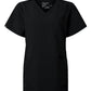 Hanes Scrubs S / Black Hanes - Women's V-Neck 3-Pocket Scrub Top