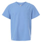 Hanes Scrubs S / Ceil Blue Hanes - Men's V-Neck 1 Pocket Scrub Top