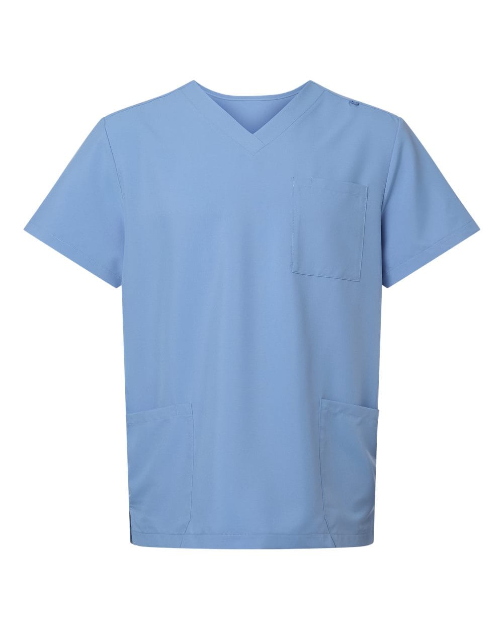 Hanes - Men's V-Neck 3-Pocket Scrub Top