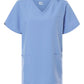 Hanes Scrubs S / Ceil Blue Hanes - Women's V-Neck 3-Pocket Scrub Top