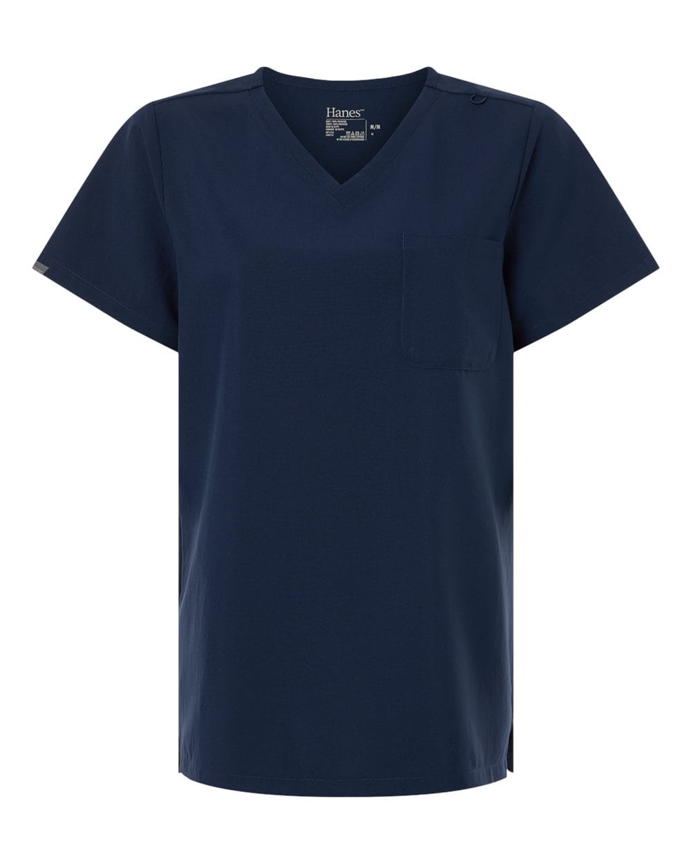 Hanes - Women's V-Neck 1 Pocket Scrub Top