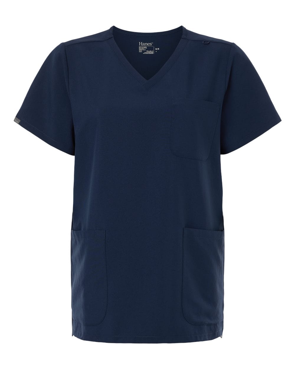 Hanes Scrubs S / Navy Hanes - Women's V-Neck 3-Pocket Scrub Top