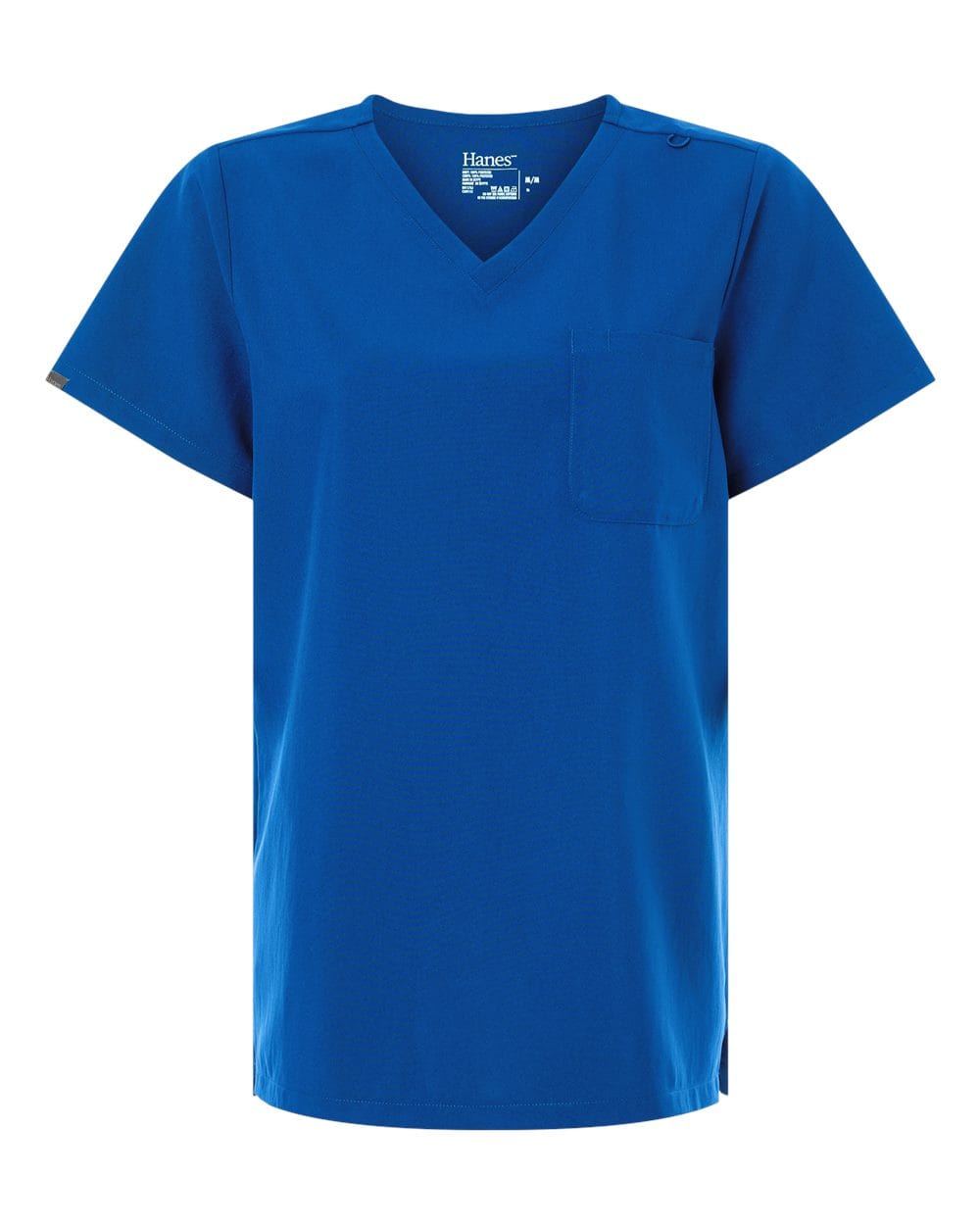 Hanes Scrubs S / Royal Blue Hanes - Women's V-Neck 1 Pocket Scrub Top
