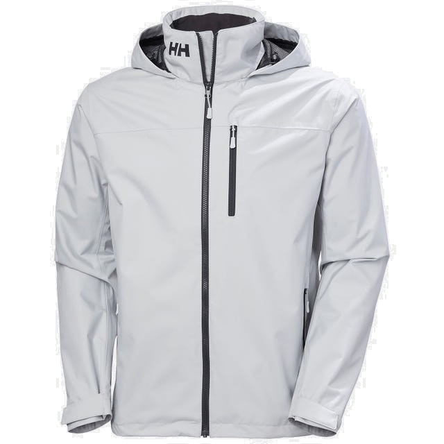 Helly Hansen Outerwear S / Grey Fog Helly Hansen - Men's Crew Hooded Jacket 2.0