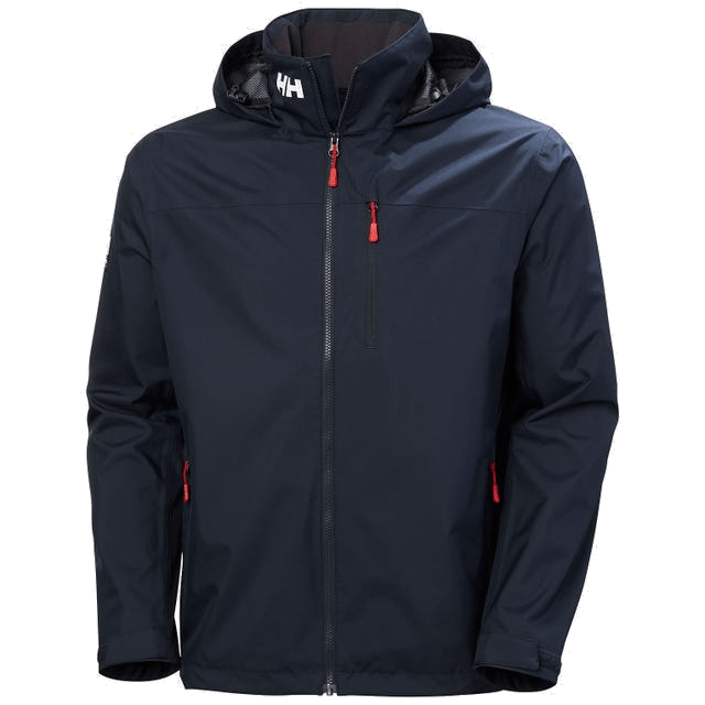 Helly Hansen Outerwear S / Navy Helly Hansen - Men's Crew Hooded Jacket 2.0