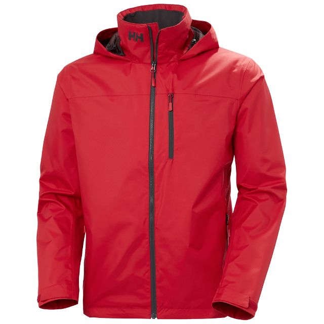 Helly Hansen Outerwear S / Red Helly Hansen - Men's Crew Hooded Jacket 2.0