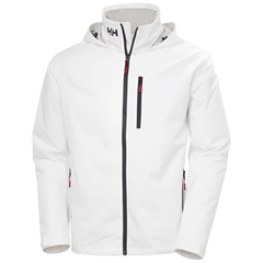 Helly Hansen Outerwear S / White Helly Hansen - Men's Crew Hooded Midlayer Jacket 2.0