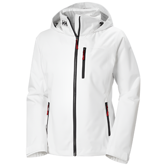 Helly Hansen Outerwear XS / White Helly Hansen - Women's Crew Hooded Midlayer Jacket 2.0