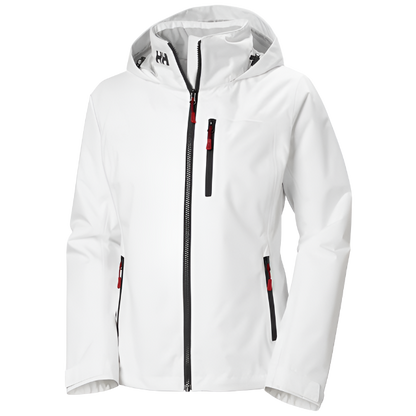 Helly Hansen Outerwear XS / White Helly Hansen - Women's Crew Hooded Midlayer Jacket 2.0