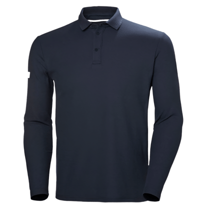 Helly Hansen Polos S / Navy Helly Hansen - Men's Crewline Long Sleeve Polo