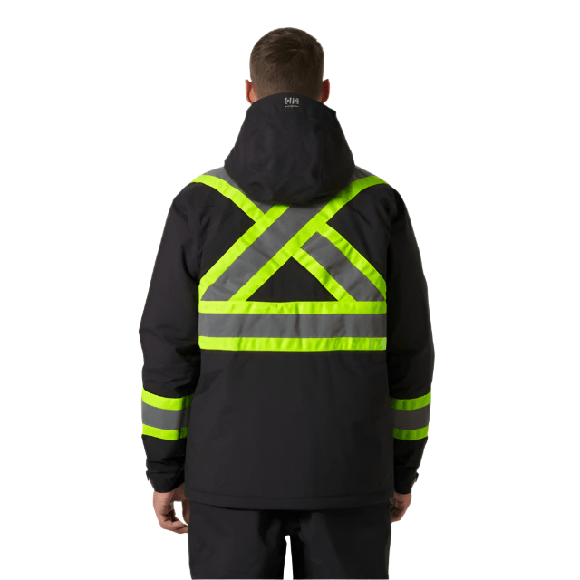 Helly Hansen Workwear - Men's Alta Hi Vis Insulated Winter Jacket Helly Hansen Workwear - Men's Alta Hi Vis Insulated Winter Jacket