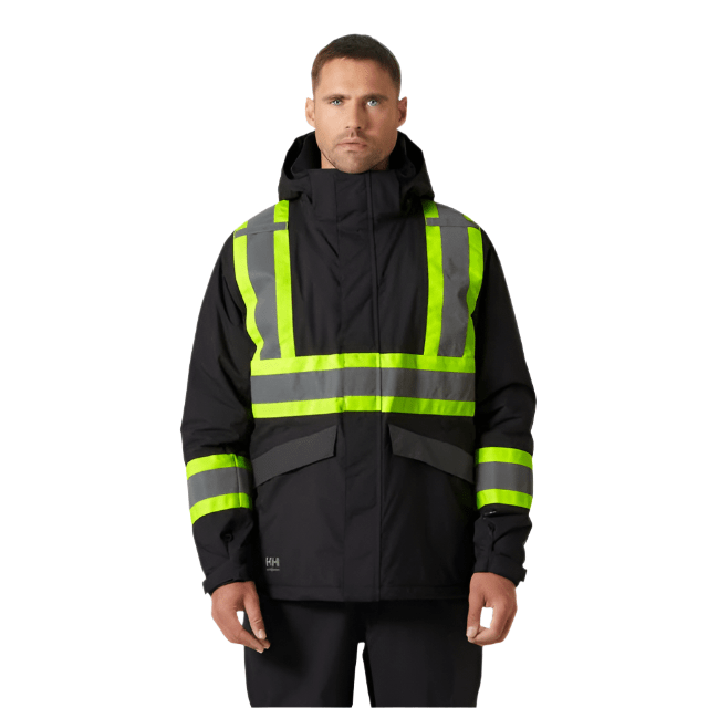 Helly Hansen Workwear Outerwear S / Ebony Helly Hansen Workwear - Men's Alta Hi Vis Insulated Winter Jacket CSA