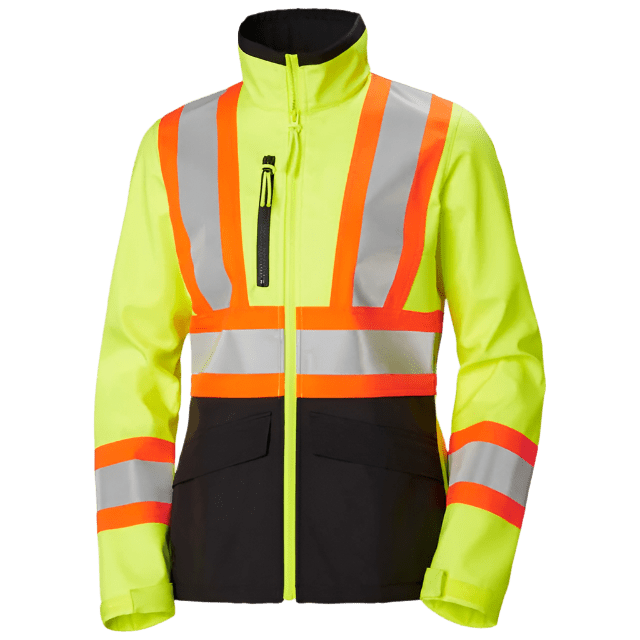 Helly Hansen Workwear Outerwear XS / Yellow/Ebony Helly Hansen Workwear - Women's Alta Hi Vis Softshell Jacket CSA