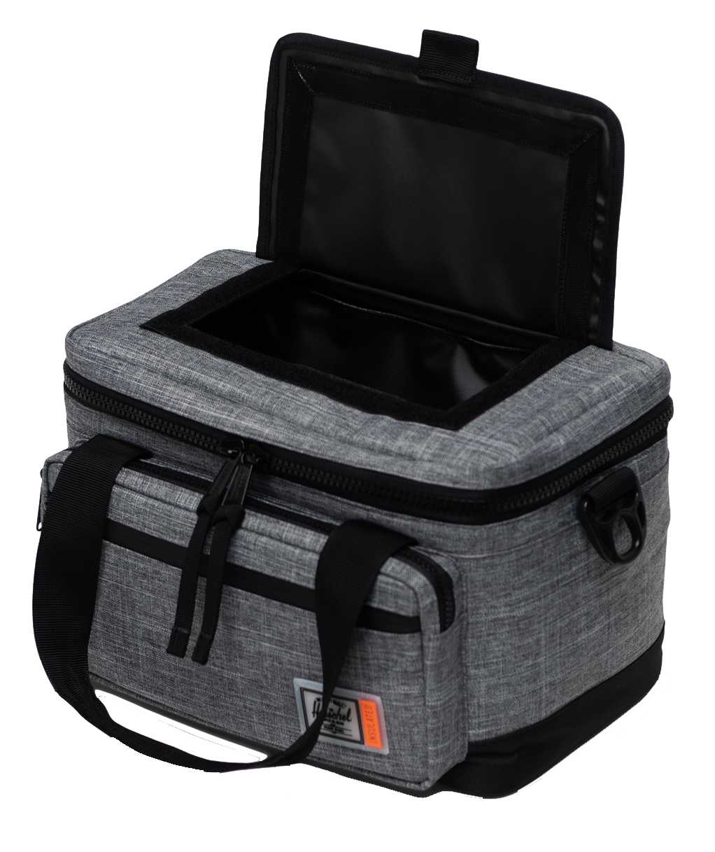 Hershel Bags One Size / Raven Crosshatch Hersel - Pop Quiz 12-Can Cooler