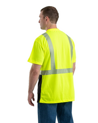 Berne - Men's Hi-Vis Class 3 Color Block Short-Sleeve T-Shirt