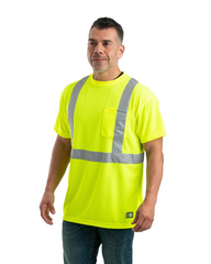 Berne - Men's Hi-Vis Class 2 Performance Short-Sleeve T-Shirt