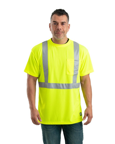 Berne - Men's Hi-Vis Class 2 Performance Short-Sleeve T-Shirt