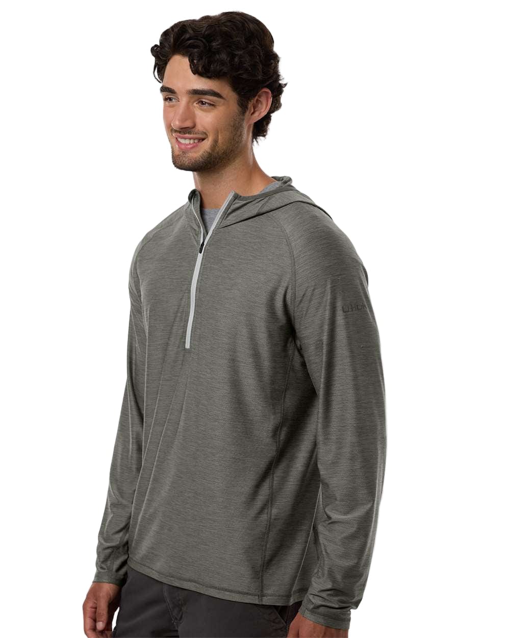 HUK Layering HUK - Men's Atoll Half-Zip Hooded Pullover
