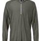 HUK Layering S / Moss HUK - Men's Atoll Half-Zip Hooded Pullover