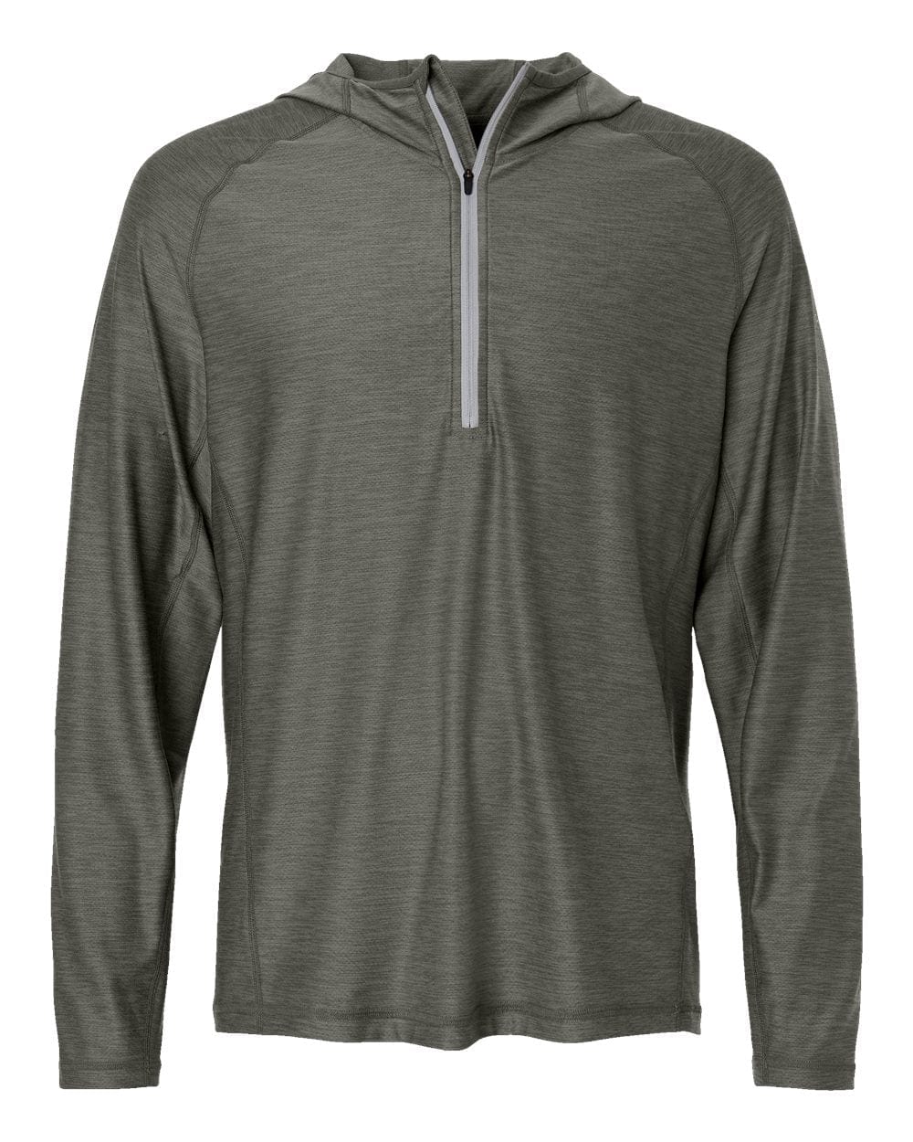 HUK Layering S / Moss HUK - Men's Atoll Half-Zip Hooded Pullover