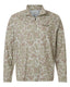 HUK Layering S / Sand HUK - Men's Airweight KC Printed Quarter-Zip Pullover