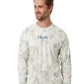HUK T-Shirts HUK - Men's Airweight KS Printed Crewneck Pullover