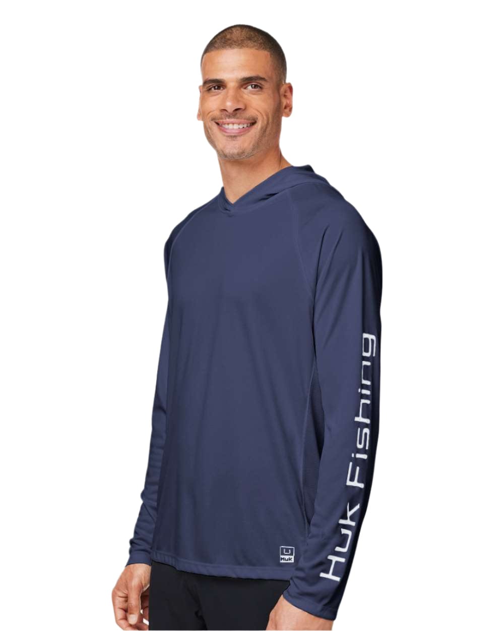 HUK T-Shirts HUK - Men's Pursuit Long-Sleeve Hooded T-Shirt