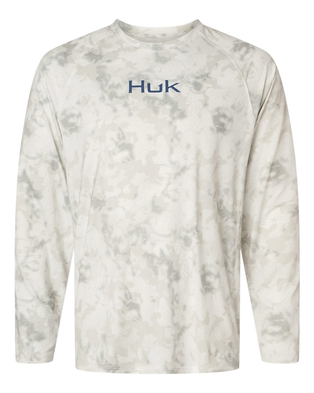 HUK T-Shirts S / Egret HUK - Men's Airweight KS Printed Crewneck Pullover