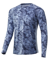 HUK T-shirts S / Erie HUK - Men's Lo Pro Camo Long-Sleeve T-Shirt