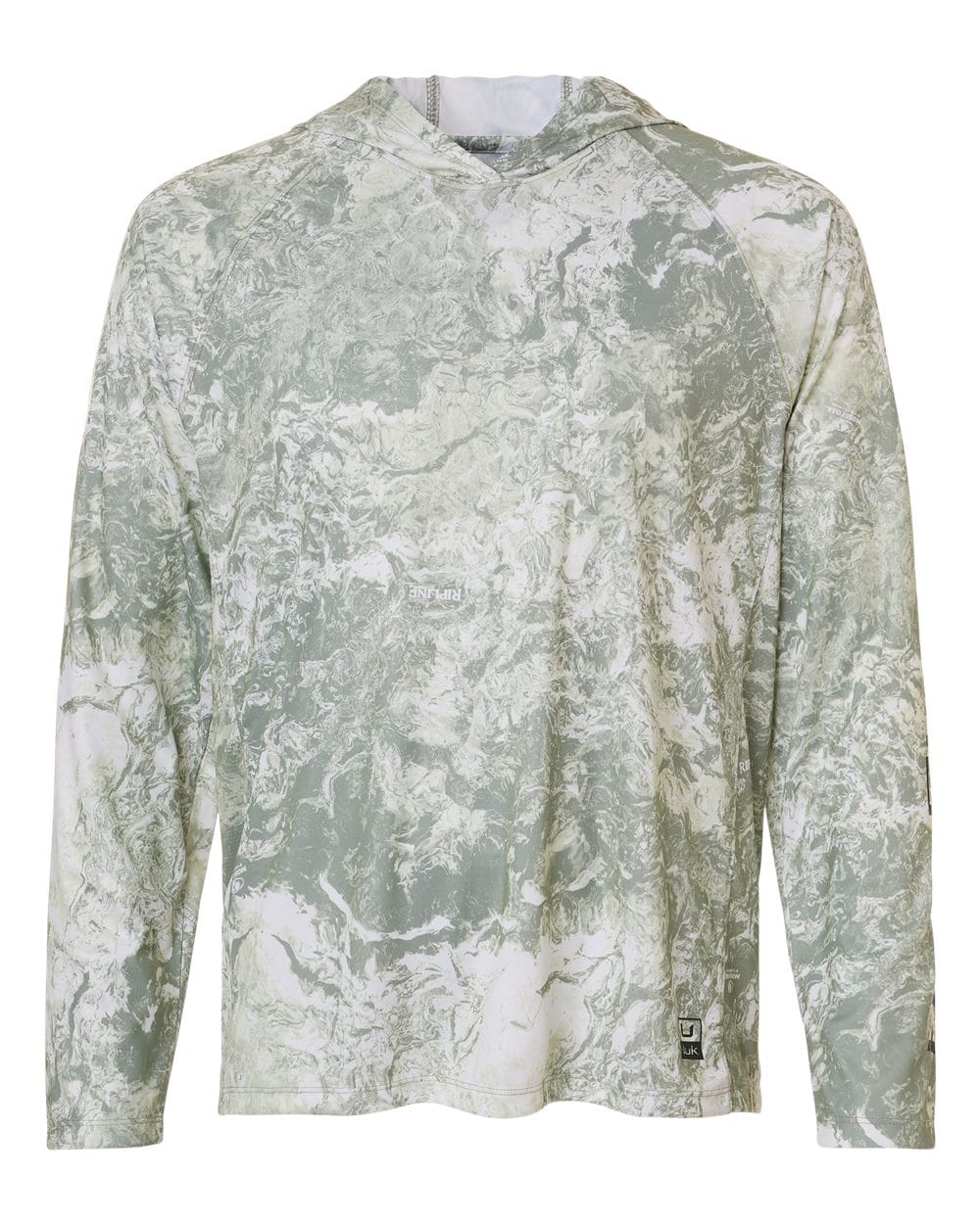 HUK T-Shirts S / Seagrass HUK - Men's Pursuit Mossy Oak Hooded T-Shirt