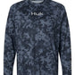 HUK T-Shirts S / Stormy Blue HUK - Men's Airweight KS Printed Crewneck Pullover
