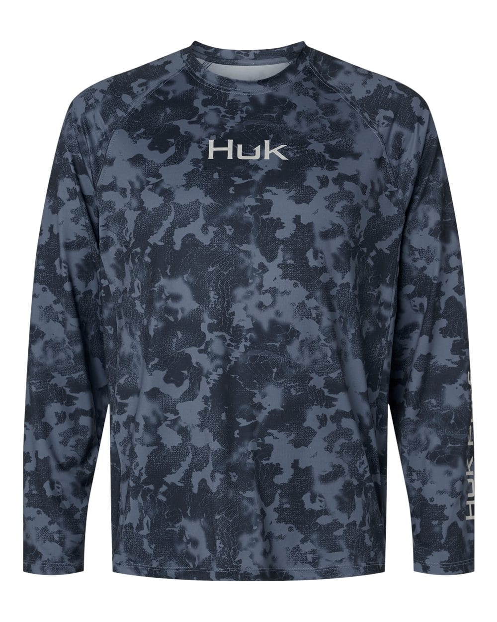 HUK T-Shirts S / Stormy Blue HUK - Men's Airweight KS Printed Crewneck Pullover