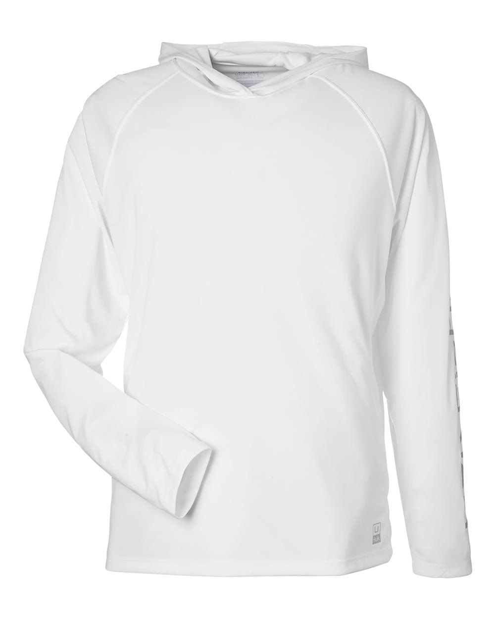 HUK T-Shirts S / White HUK - Men's Pursuit Long-Sleeve Hooded T-Shirt