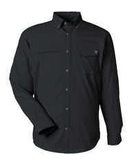 HUK Woven Shirts S / Black HUK - Men's Tide Point Long Sleeve Shirt