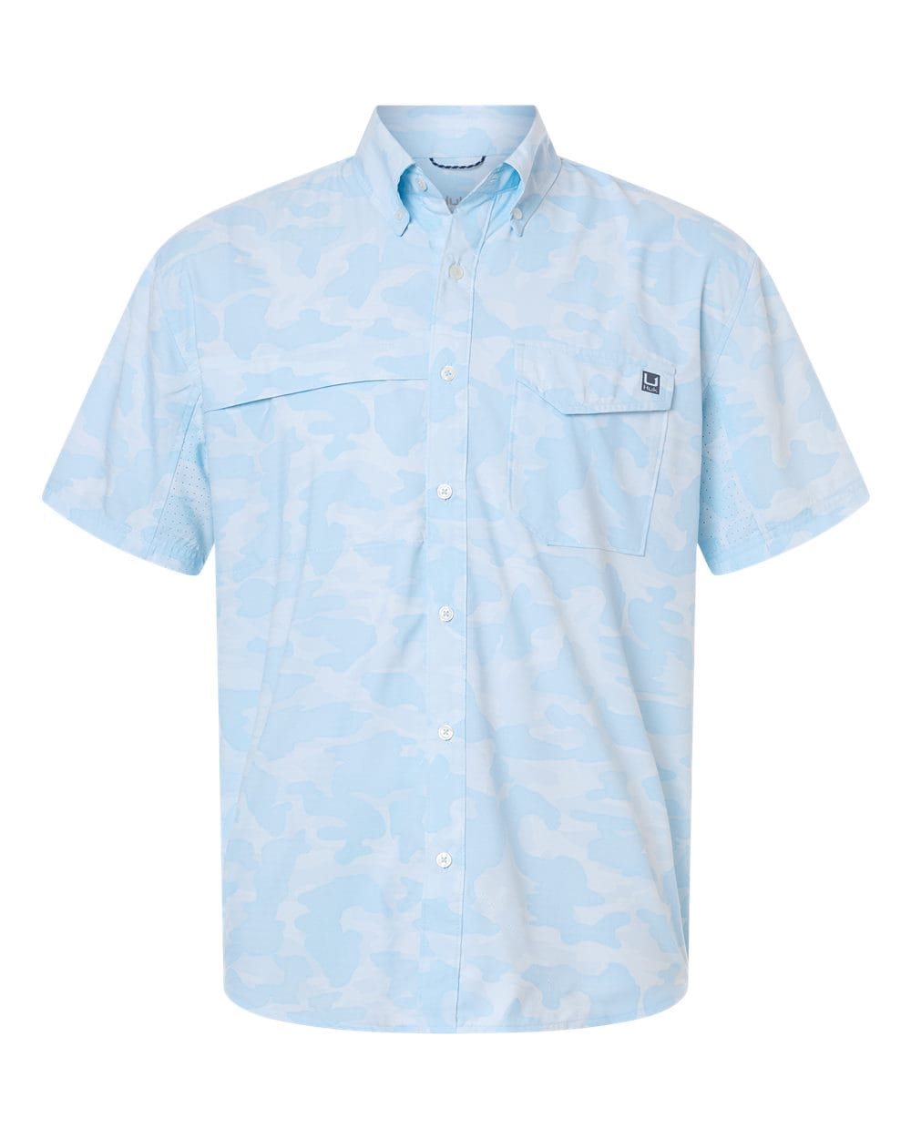 HUK Woven Shirts S / Coastal Drift HUK - Men's Tidepoint Printed Short Sleeve Shirt