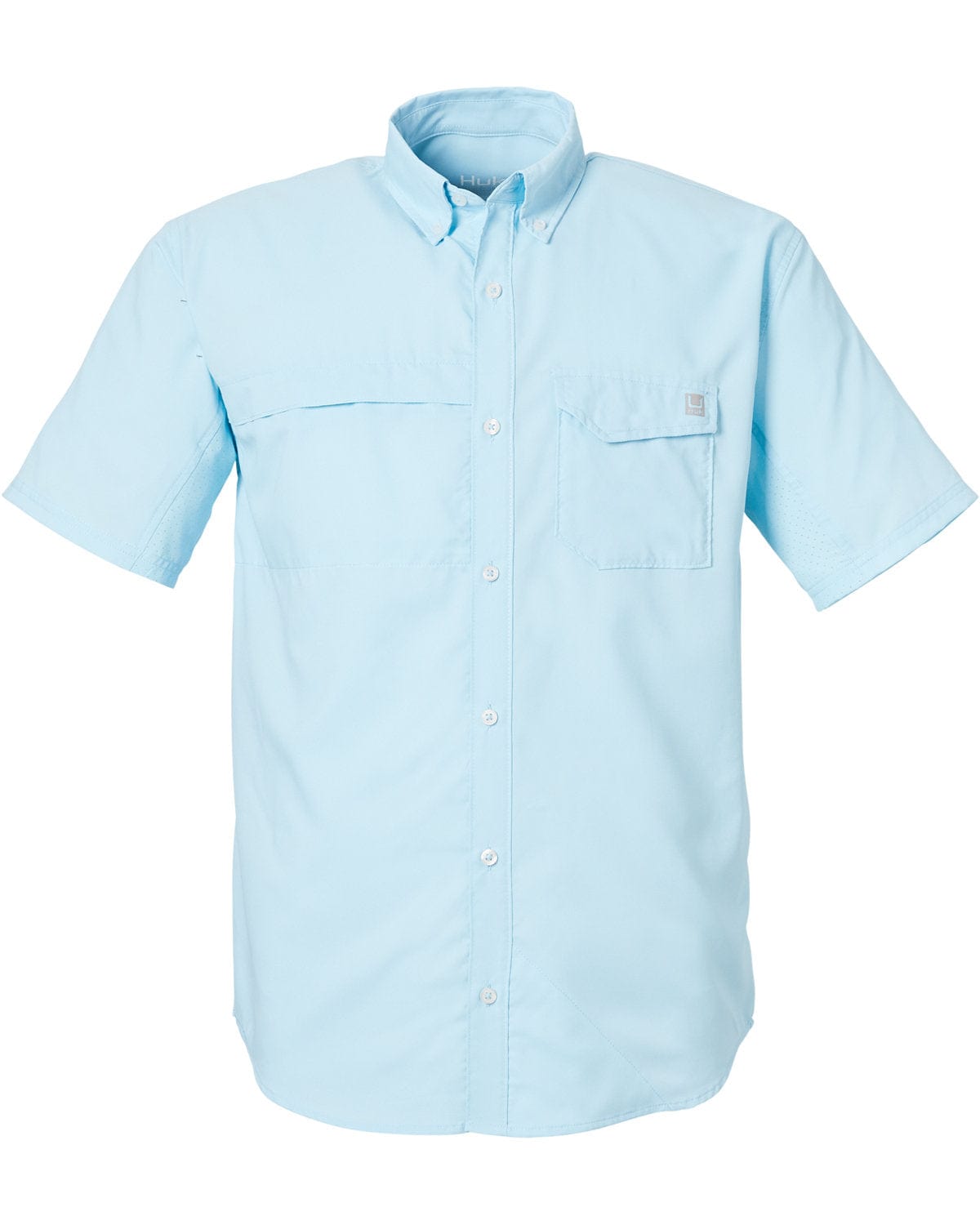 HUK Woven Shirts S / Crystal Blue HUK - Men's Tide Point Short Sleeve Shirt