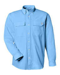 HUK Woven Shirts S / Marolina Blue HUK - Men's Creekbed Long Sleeve Shirt